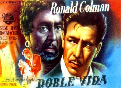 A Double Life - Spanish Movie Poster