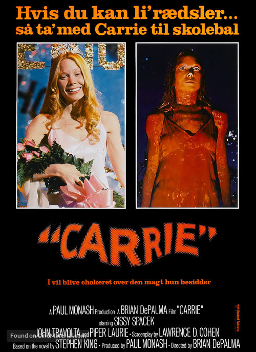 Carrie - Danish Movie Poster