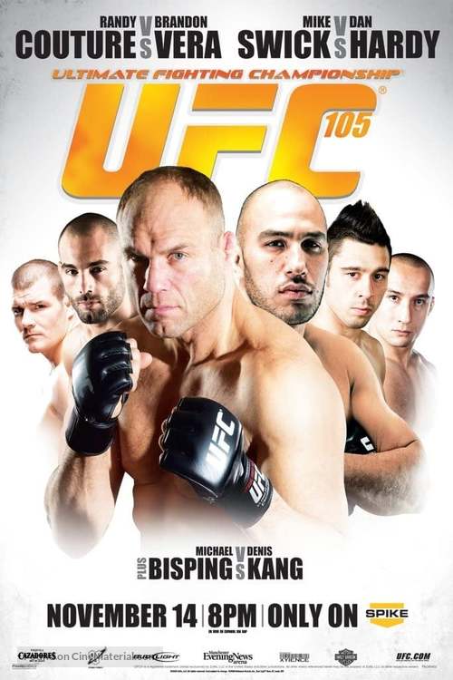 UFC 105: Couture vs. Vera - Movie Poster