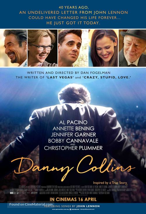 Danny Collins - Malaysian Movie Poster