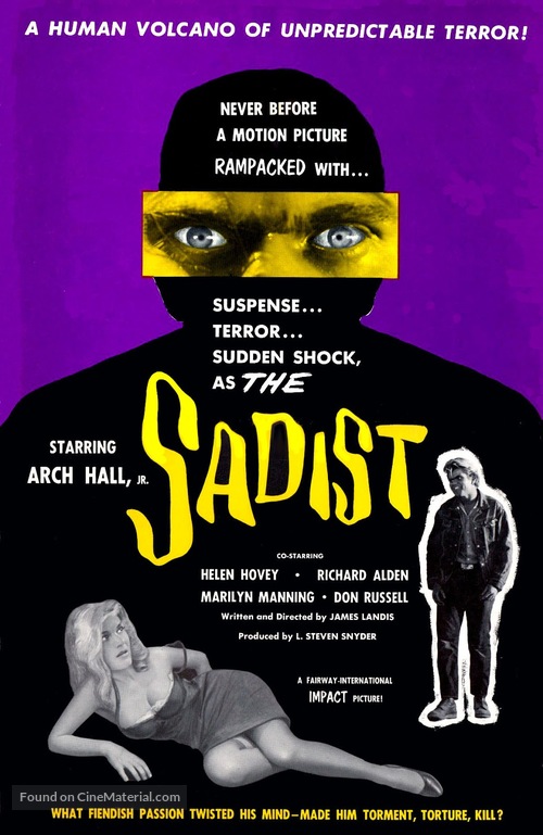 The Sadist - Movie Cover
