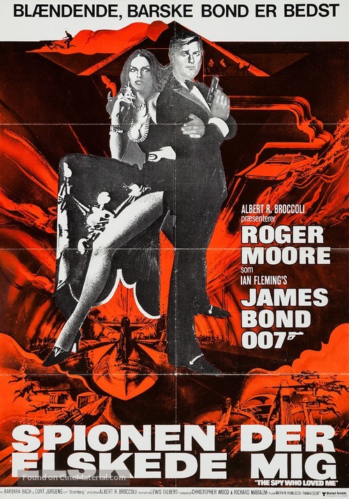 The Spy Who Loved Me - Danish Movie Poster