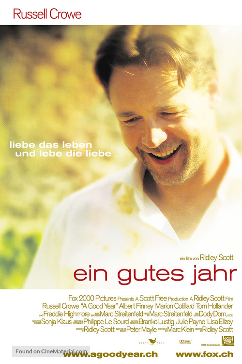 A Good Year - Swiss poster