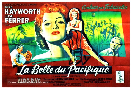 Miss Sadie Thompson - French Movie Poster