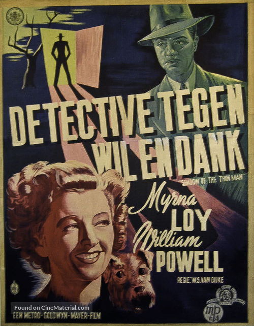 Shadow of the Thin Man - Dutch Movie Poster