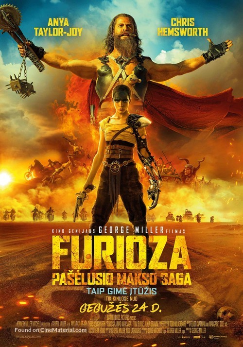 Furiosa: A Mad Max Saga - Lithuanian Movie Poster