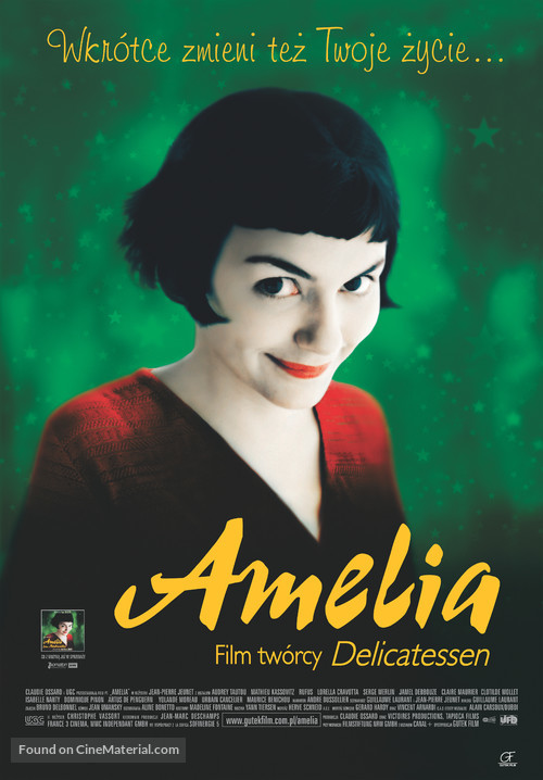 Le fabuleux destin d'Amélie Poulain (2001) Polish movie poster