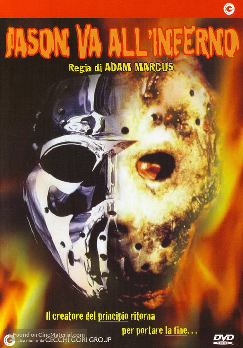 Jason Goes to Hell: The Final Friday - Italian DVD movie cover