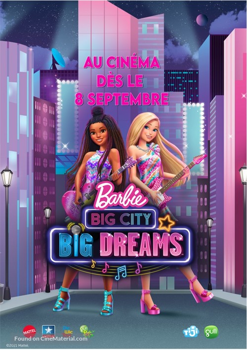Barbie: Big City, Big Dreams - French Movie Poster