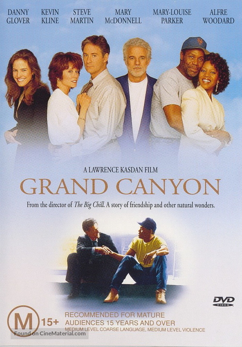 Grand Canyon - Australian DVD movie cover