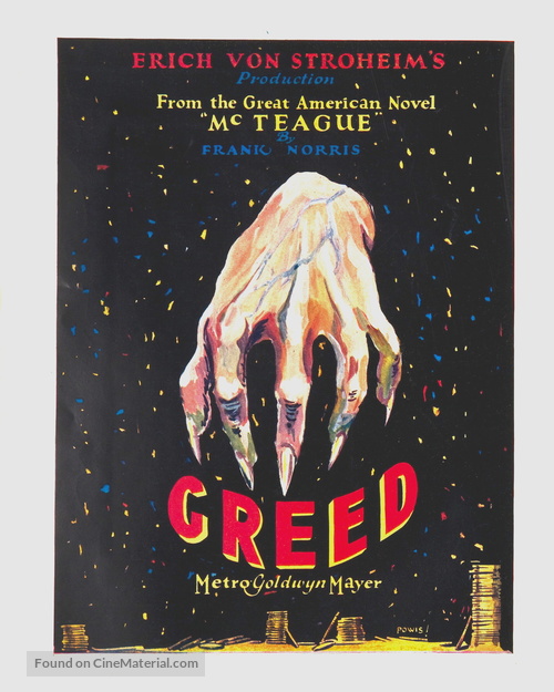 Greed - poster