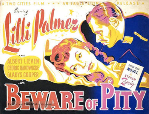 Beware of Pity - British Movie Poster