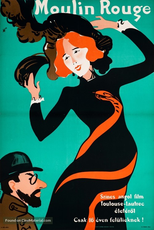 Moulin Rouge - Hungarian Movie Poster