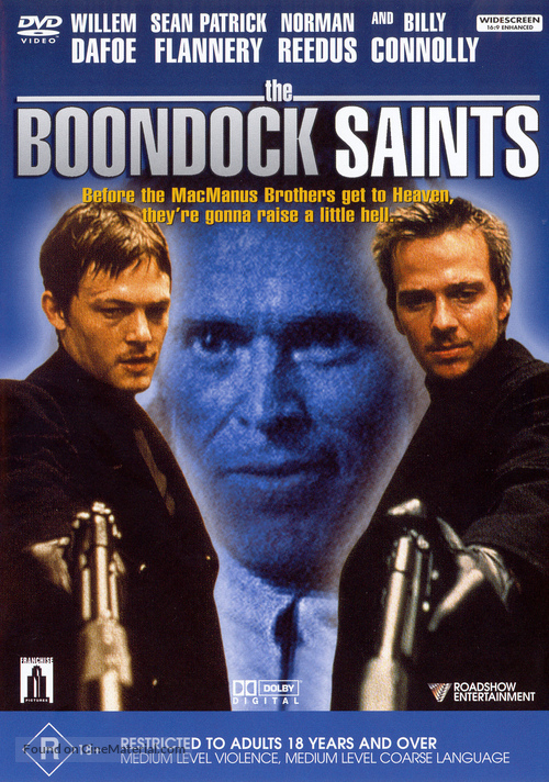 The Boondock Saints - Australian DVD movie cover