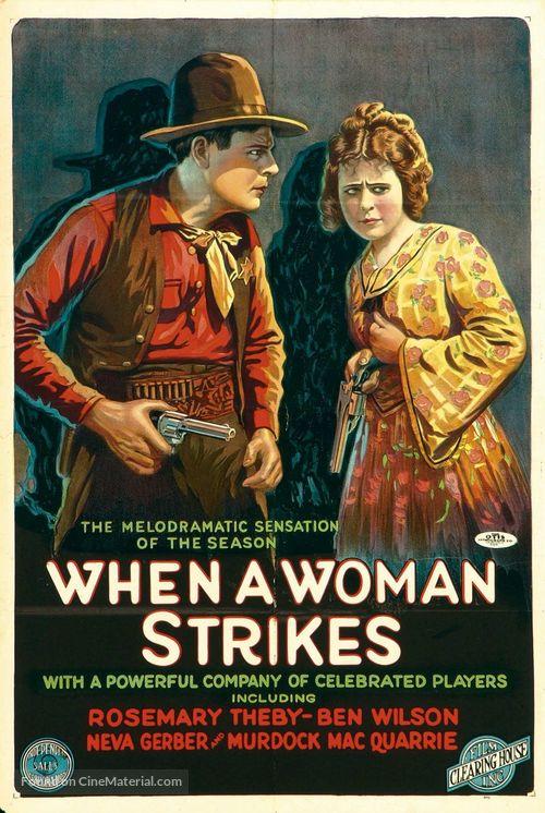 When a Woman Strikes - Movie Poster