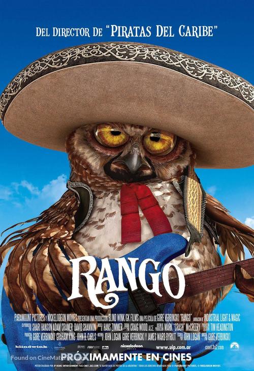 Rango - Argentinian Movie Poster