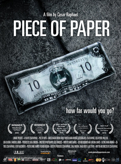 Peda&ccedil;o de Papel - Movie Poster