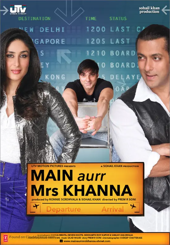Main Aurr Mrs Khanna Full Movie Free Download Main Aur Mrs Khanna (2009) Indian movie poster