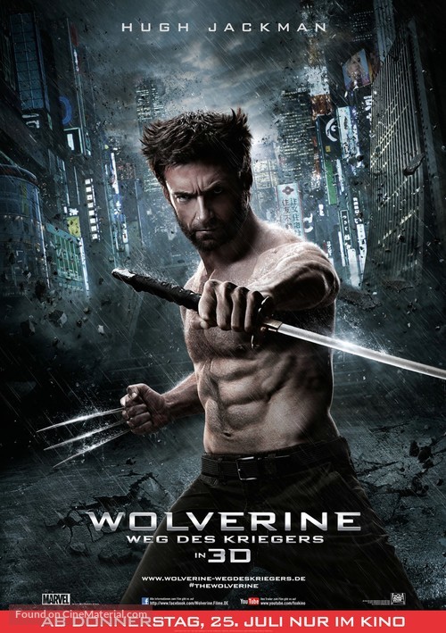 The Wolverine - German Movie Poster