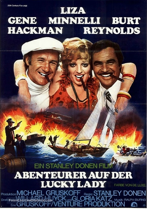 Lucky Lady - German Movie Poster