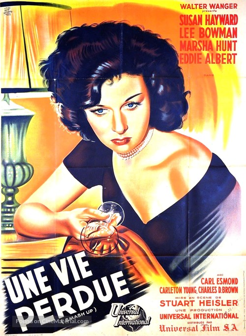 Smash-Up: The Story of a Woman - French Movie Poster