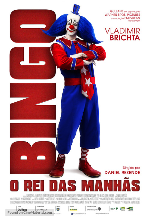 Bingo: O Rei das Manh&atilde;s - Brazilian Movie Poster