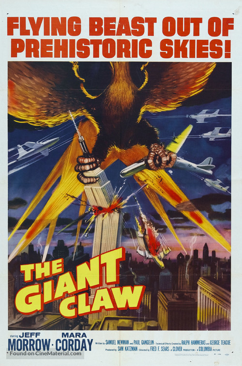 The Giant Claw - Theatrical movie poster