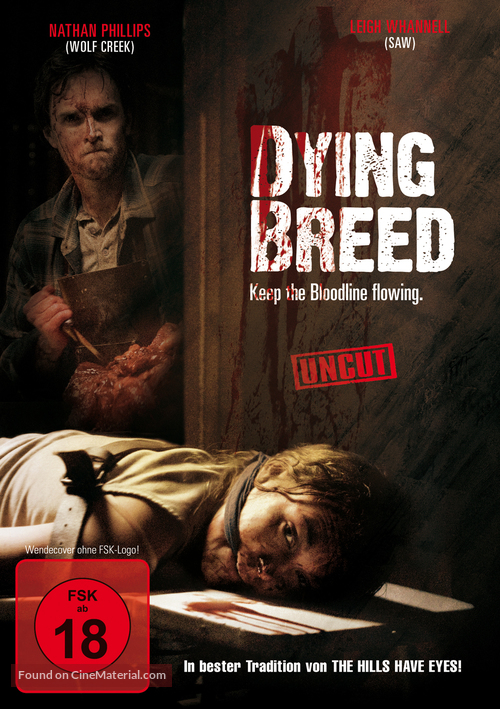Dying Breed - German Movie Cover