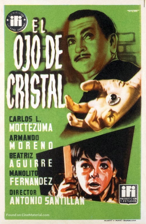 El ojo de cristal - French Movie Poster