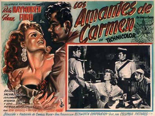 The Loves of Carmen - Mexican poster