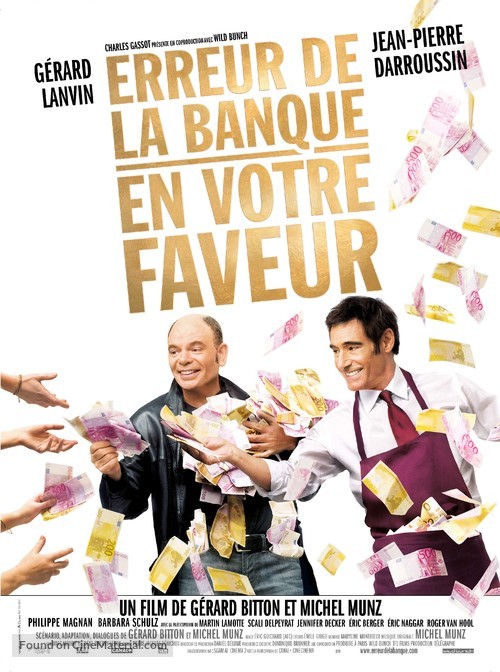 Erreur de la banque en votre faveur - French Movie Poster