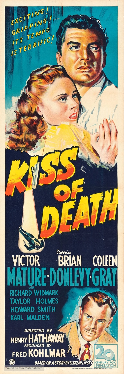 Kiss of Death - British Movie Poster