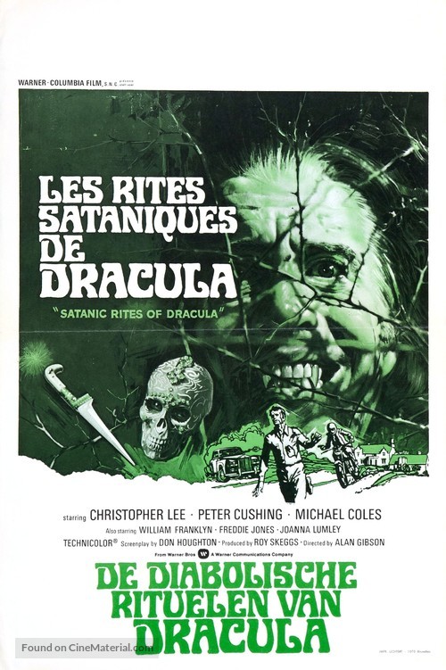 The Satanic Rites of Dracula - Belgian Movie Poster