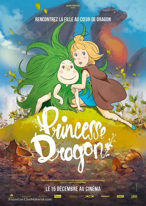 Princesse Dragon - French Movie Poster