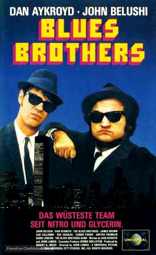 The Blues Brothers - German Movie Cover