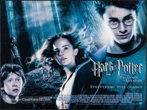 Harry Potter and the Prisoner of Azkaban - British Movie Poster