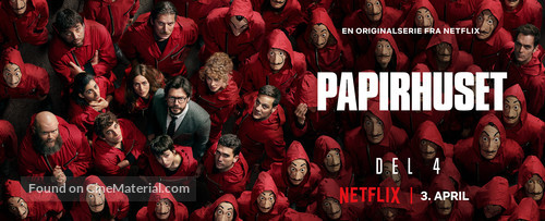 &quot;La casa de papel&quot; - Norwegian Movie Poster