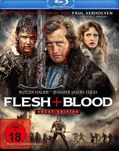 Flesh And Blood - German Movie Cover