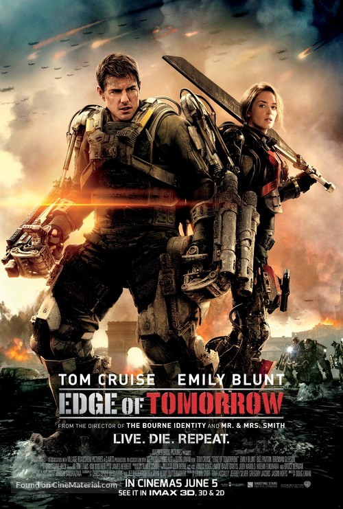 Edge of Tomorrow - Lebanese Movie Poster