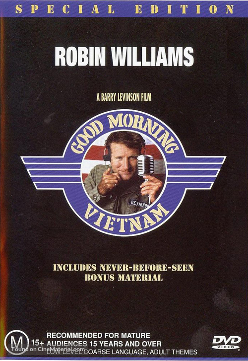 Good Morning, Vietnam - Australian Movie Cover