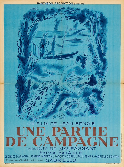 Partie de campagne - French Movie Poster