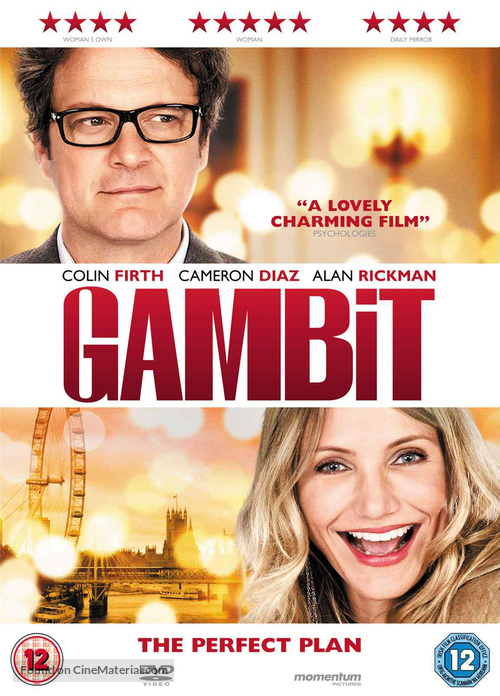 Gambit - British DVD movie cover