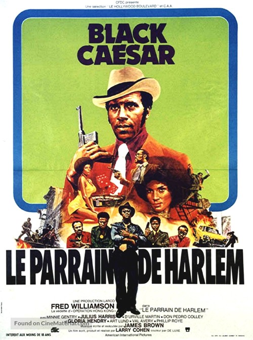 Black Caesar - French Movie Poster