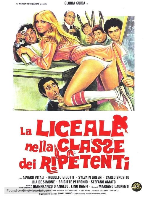 La liceale nella classe dei ripetenti - Italian Movie Poster