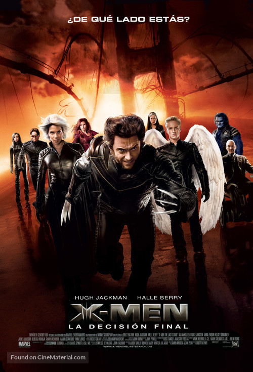 X-Men: The Last Stand - Spanish Movie Poster
