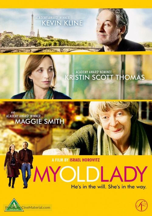 My Old Lady - Danish DVD movie cover