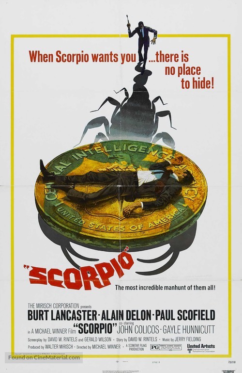 Scorpio - Theatrical movie poster