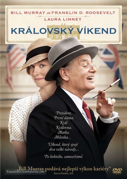 Hyde Park on Hudson - Czech DVD movie cover