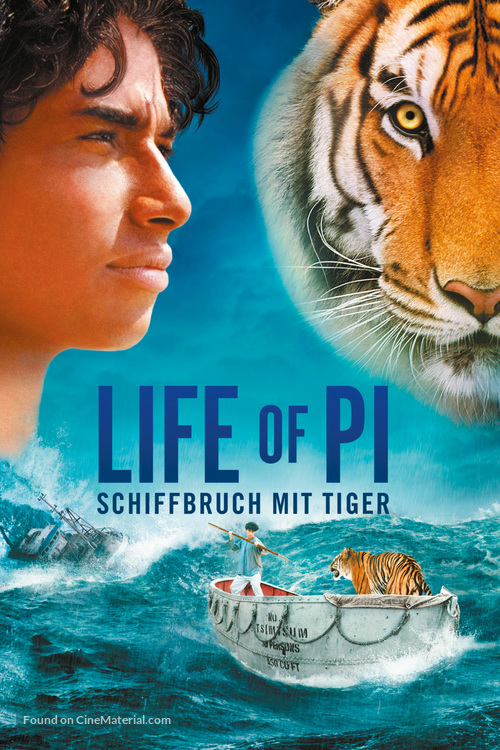 Life of Pi - German DVD movie cover