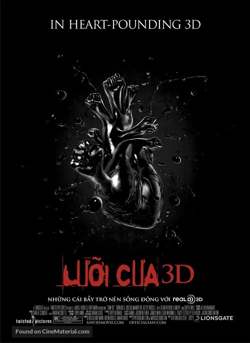 Saw 3D - Vietnamese Movie Poster